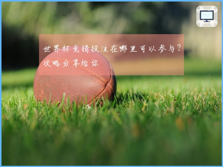 世界杯竞猜投注在哪里可以参与？攻略分享给你